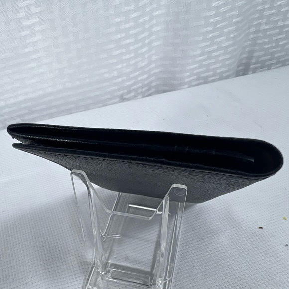 Vintage (likely 90s) Burberry Leather Long Wallet with Vintage Check Interior - Picture 6 of 12